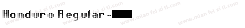 Honduro Regular字体转换